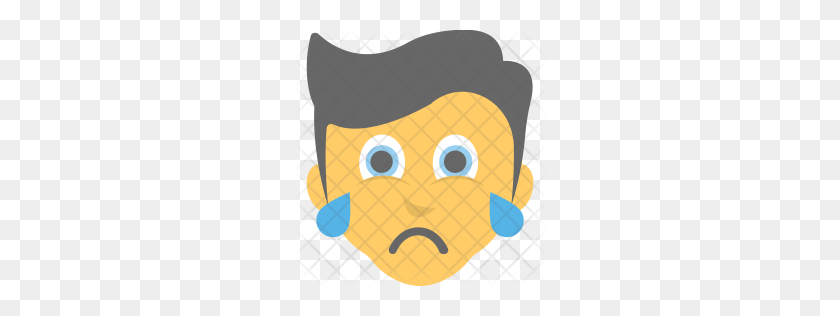 256x256 Premium Boy Crying Icon Download Png - Crying PNG
