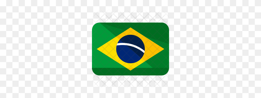 256x256 Значок Премиум Бразилия Скачать Png - Бразилия Png