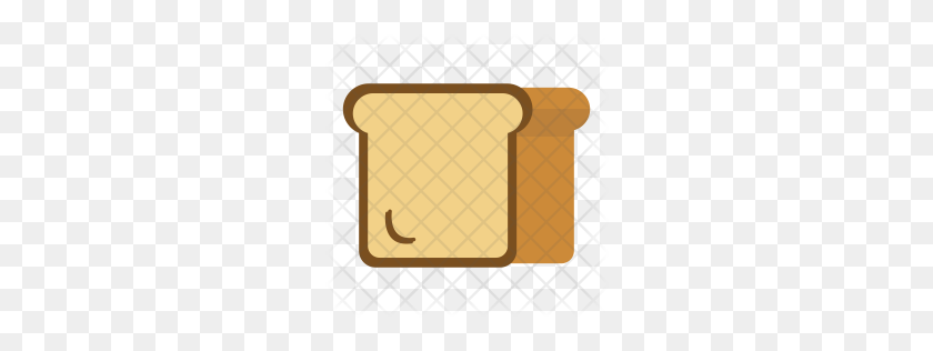 256x256 Premium Bread Slice Icon Download Png - Slice Of Bread PNG