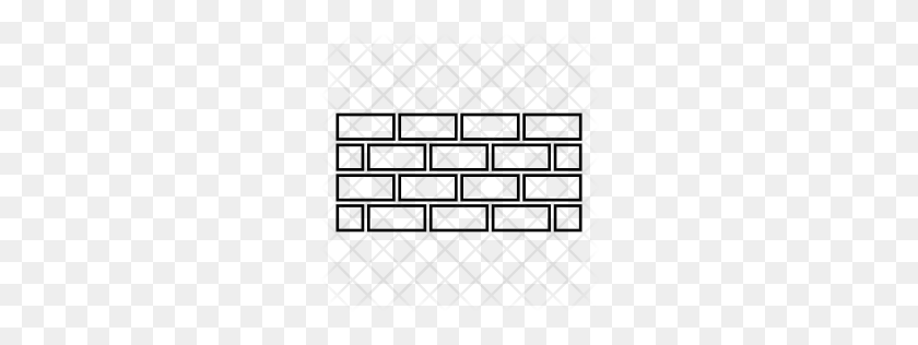 256x256 Premium Brick Wall Glyph Icon Pack Download Png - Brick Pattern PNG