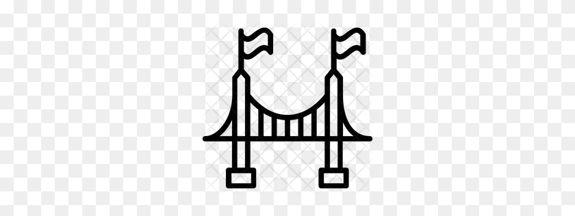 256x256 Значок Премиум Бруклинский Мост Скачать Png - Бруклинский Мост Png