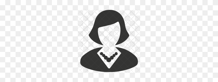256x256 Icono De Mujer De Negocios Premium Descargar Png - Icono De Mujer Png