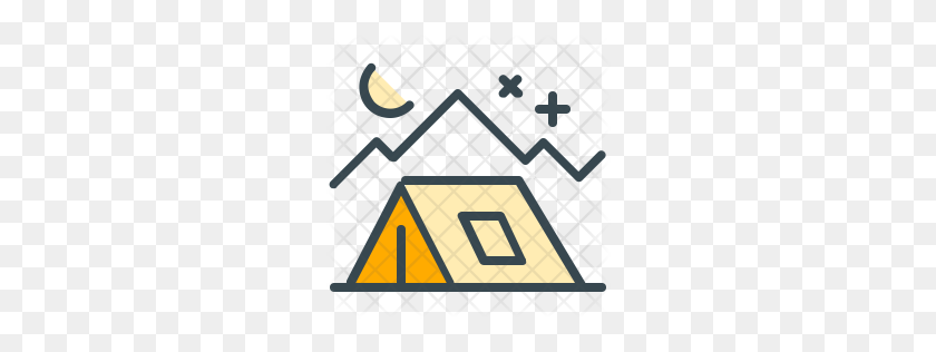256x256 Premium Camping Icon Download Png - Camping PNG