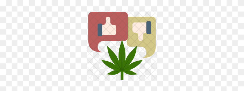 256x256 Icono De Efecto De Cannabis Premium Descargar Png - Hoja De Cannabis Png