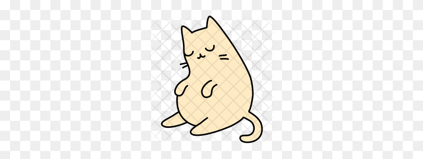 256x256 Premium Cat Icon Download Png, Formats - Cat Whiskers PNG