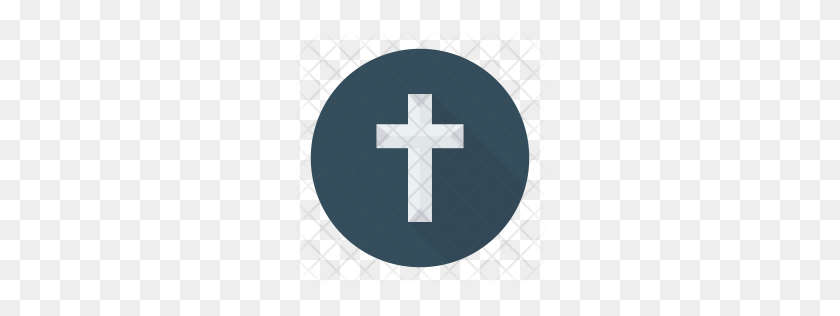 256x256 Значок Премиум Католический Крест Скачать Png - Значок Креста Png