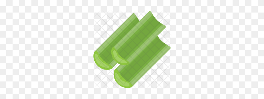 256x256 Premium Celery Stick Icon Download Png - Celery PNG
