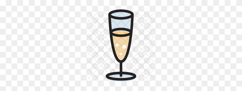 256x256 Premium Champagne Glass Icon Download Png - Champagne Glass PNG