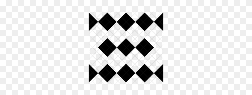 256x256 Premium Checkered Sign Icon Download Png - Checkered PNG