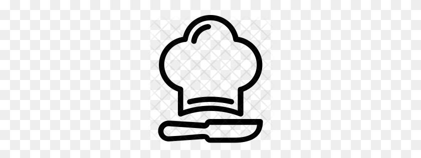 256x256 Premium Chef Hat Icon Download Png - Chef PNG