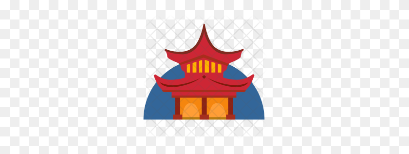 256x256 Premium China Town Icon Download Png - Town PNG