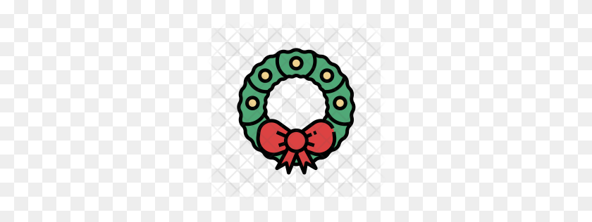 256x256 Premium Christmas Wreath Icon Download Png - Christmas Wreath PNG