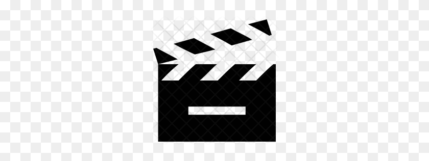 256x256 Premium Clapper Board Icon Download Png - Clapperboard PNG