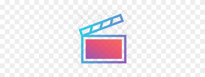 256x256 Premium Clapper Board Icon Download Png - Film Slate PNG