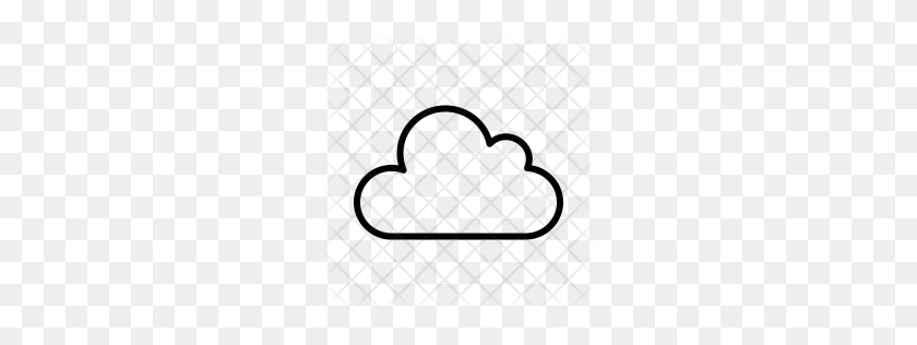256x256 Premium Cloud, Nublado, La Nieve, El Clima Icono Descargar Png - Nieve Png Transparente