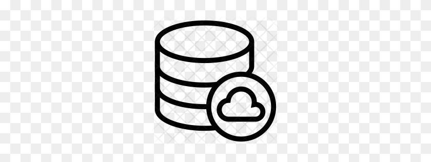 256x256 Premium Cloud Database Icon Download Png - Database Icon PNG
