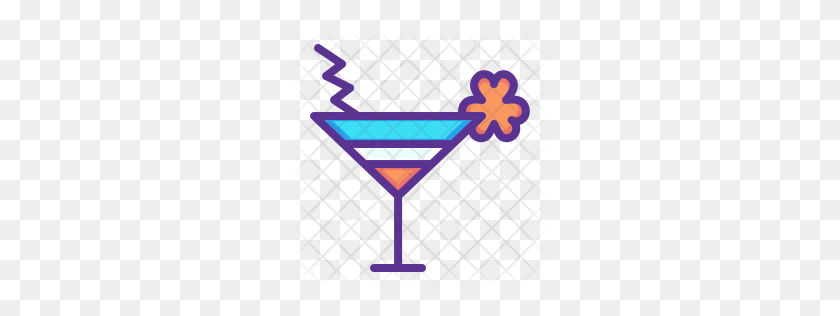 256x256 Premium Cocktail Icon Download Png - Cocktail PNG