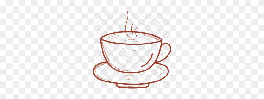 256x256 Premium Coffee Cup Icon Download Png - Cup Of Coffee PNG