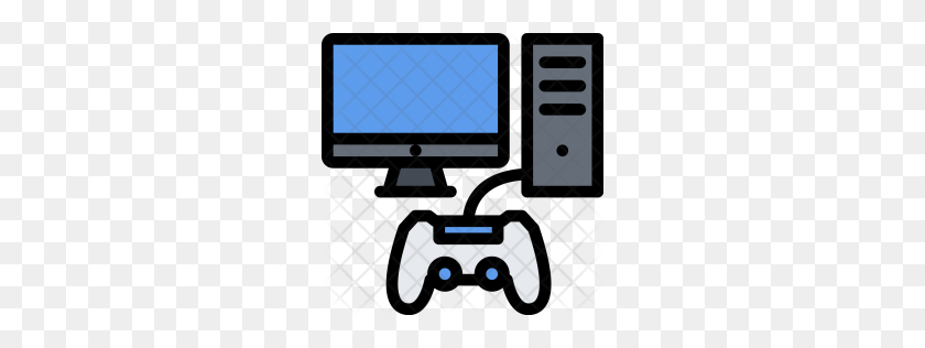 256x256 Premium Computer, Game, Games, Video, Casino, Gamer Icon Download - Video Games PNG