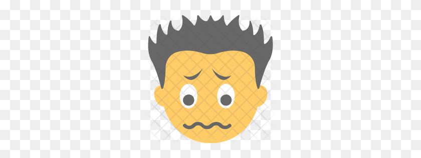 256x256 Premium Confused Emoji Icon Download Png - Confused Emoji PNG