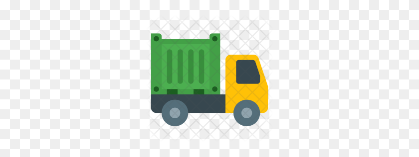256x256 Premium Container Truck Icon Download Png - Container PNG