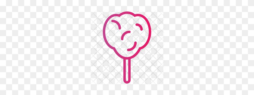 256x256 Premium Cotton Candy Icon Download Png - Cotton Candy PNG
