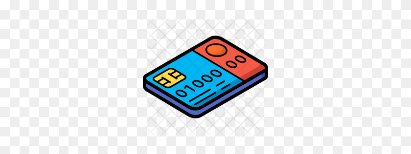 256x256 Premium Credit Card Icon Download Png - Card PNG