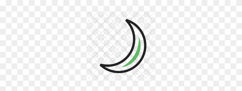256x256 Premium Crescent Moon Icon Download Png - Cresent Moon PNG