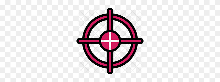 256x256 Premium Crosshair Icon Download Png - Cross Hair PNG