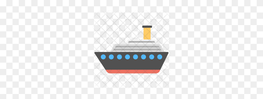 256x256 Premium Cruise Ship Icon Download Png - Cruise Ship PNG