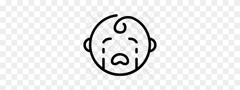 256x256 Premium Crying Baby Icon Download Png - Baby Crying PNG