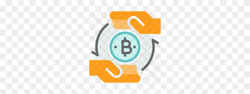 256x256 Premium Cryptocurrency Transfer Icon Download Png - Cryptocurrency PNG