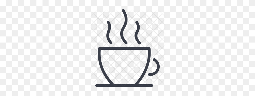 256x256 Premium Cup Of Coffee Icon Download Png - Coffee Icon PNG