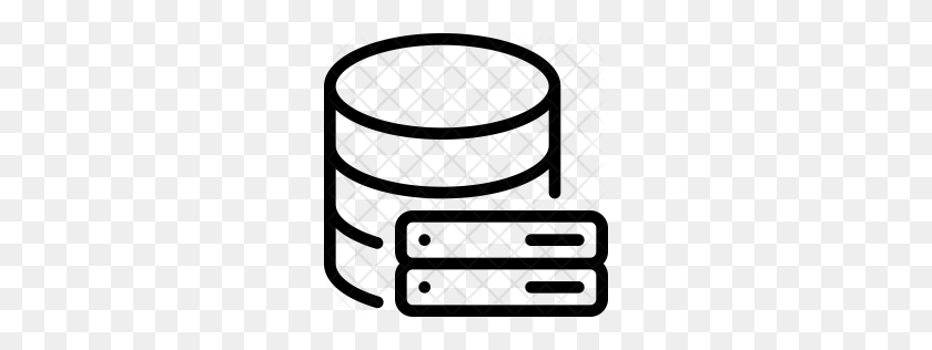 256x256 Premium Database Server Icon Download Png - Server Icon PNG