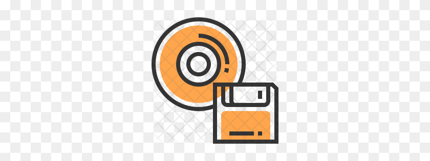 256x256 Premium Disc Icon Download Png - Disc PNG
