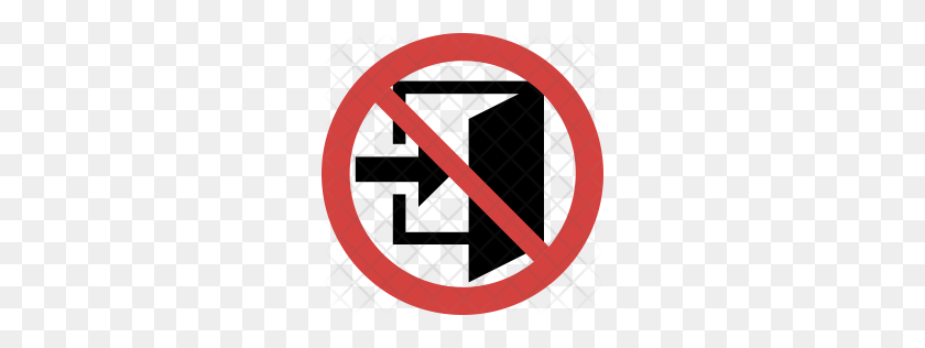 256x256 Premium Do Not Enter Icon Download Png - Do Not Enter PNG