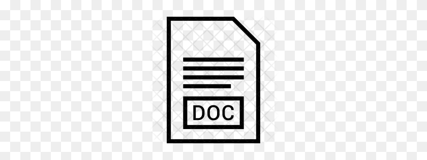 256x256 Premium Doc Icon Download Png - PNG To Doc