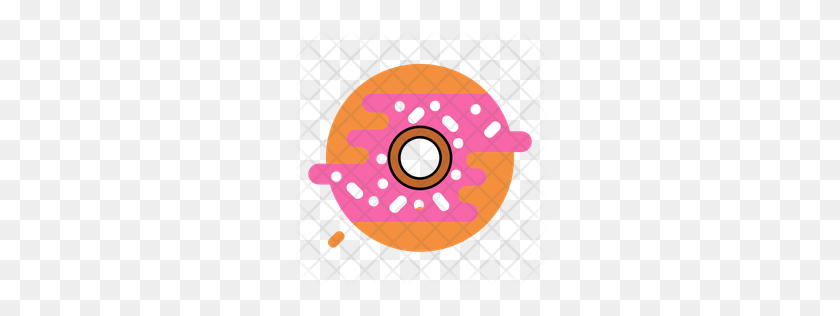 256x256 Donut Premium Icono Descargar Png - Donut Png