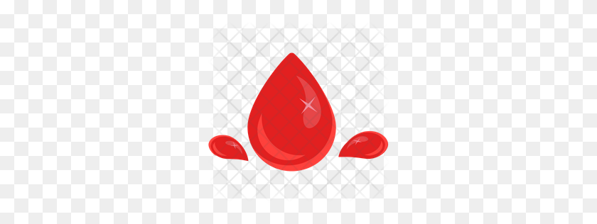 256x256 Premium Droplet Icon Download Png - Blood Splatter Transparent PNG