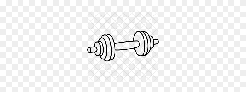 256x256 Premium Dumbbell Icon Download Png - Dumbbell Clipart PNG