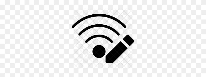 256x256 Premium Edit Wifi Icon Download Png - Wifi Symbol PNG