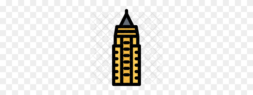 256x256 Premium Empire, State, Building, Structure Icon Download - Empire State Building PNG
