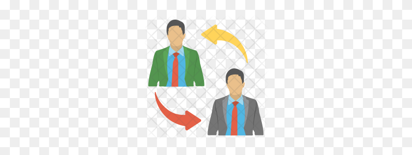 256x256 Premium Employee Turnover Icon Download Png - Employee PNG