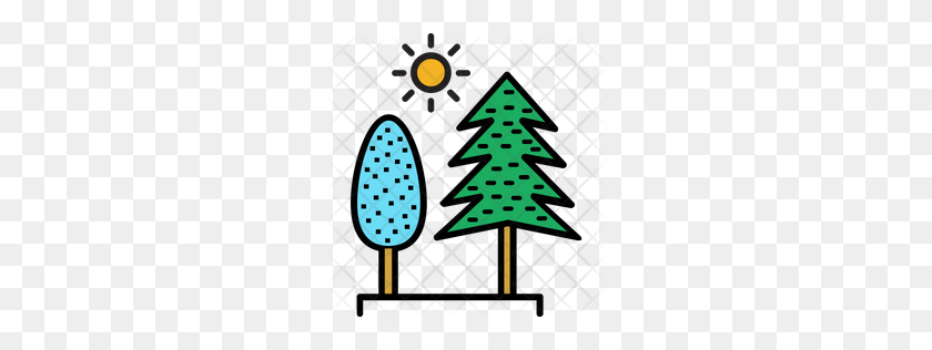 256x256 Premium Evergreen Trees Icon Download Png - Evergreen PNG