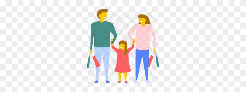 256x256 Premium Family Shopping Icon Download Png - Family PNG Icon
