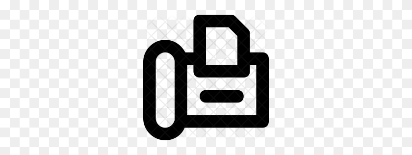 256x256 Premium Fax Machine Icon Download Png - Fax Icon PNG