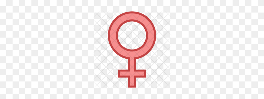 256x256 Icono De Género Femenino Premium Descargar Png - Género Png