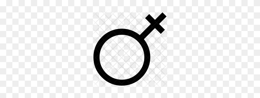 256x256 Premium Female Gender Sign Icon Download Png - Female Sign PNG