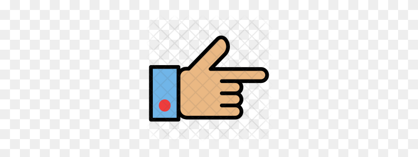 256x256 Premium Finger Pointing Icon Download Png - Finger Pointing PNG