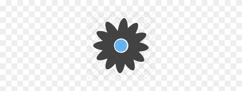 256x256 Premium Flower Icon Download Png - Flower Circle PNG